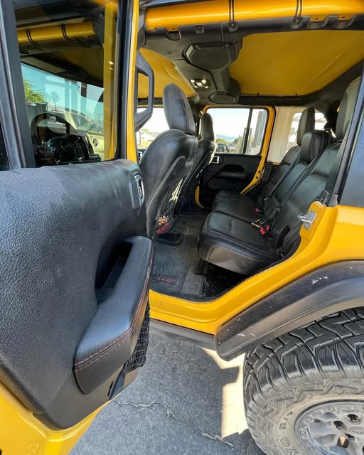 Detailed Jeep interior